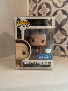 Funko Pop #06 Rhaenyra Targaryen Diamond Collection Walmart Exclusive